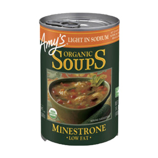 Amy's Organic Soups Light Sodium Minestrone 398mL