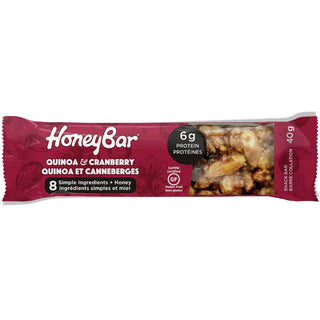 Honey Bar Quinoa & Cranberry 40g