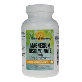 Nature's Harmony Magnesium Bisglycinate 200mg 90 Veggie Caps