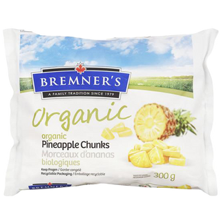 Bremner's Organic Chunks Pineapple 300g