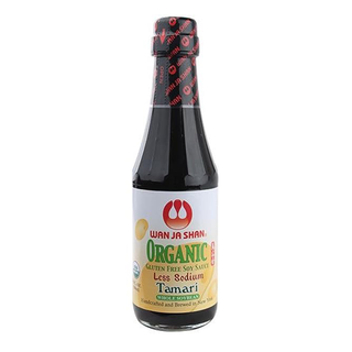 Wan Ja Shan Organic Tamari Soy Sauce Less Sodium Gluten Free 300mL