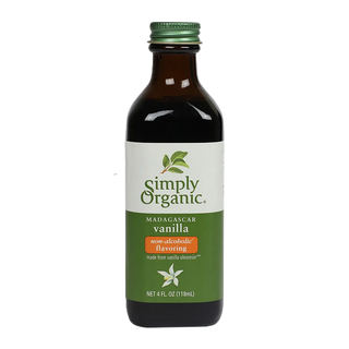 Simply Organic Vanilla Flavouring Non-Alcoholic 118mL