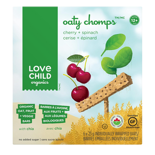 Love Child Organic Oaty Chomps Cherry & Spinach 138g