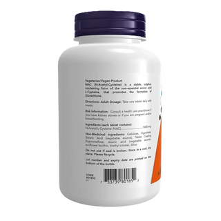 NOW NAC 1000mg 120 Tablets