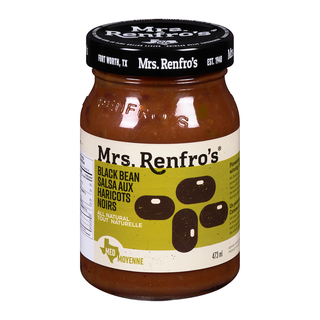 Mrs Renfro Salsa Black Bean 473mL