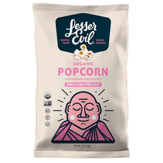 Lesser Evil Popcorn Himalayan Pink Salt 140g