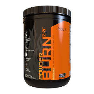 Rivalus Powder Burn 2.0 Orange Slice 35 Servings