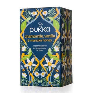 Pukka Organic Chamomile Vanilla Manuka Honey 20 Tea Bags