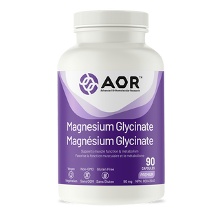 AOR Magnesium Glycinate 90mg 90 Capsules