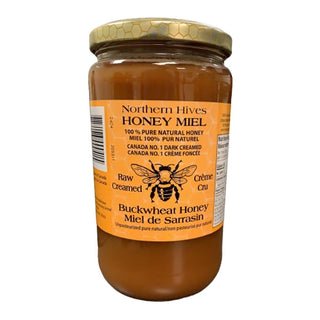 Northern Hives Buckwheat Honey Raw Cream 500g