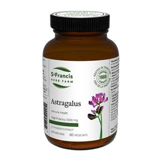 St. Francis Astragalus 5:1 Powder Extract 60 Veggie Caps