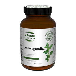 St. Francis Ashwagandha 12:1 Powder Extract 60 Veggie Caps