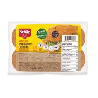 Schar Gluten Free Multigrain Ciabatta Rolls 200g