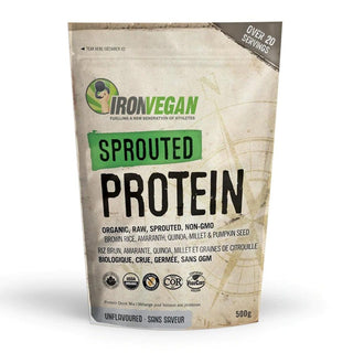 Iron Vegan Sprouted Protein Unflavoured 500g