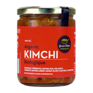 Green Table Foods Organic Sauerkraut Kimchi 500mL