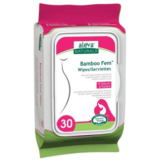 Aleva Naturals Bamboo Fem Wipes 30 Packs