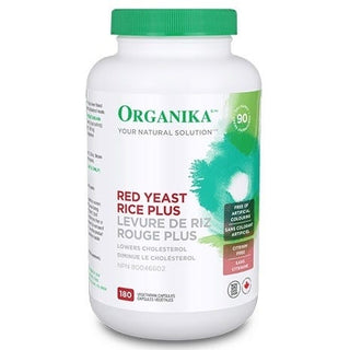 Organika Red Yeast Rice Plus 180 Veggie Caps