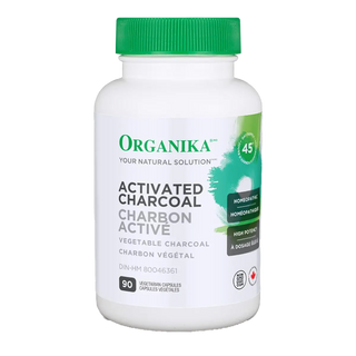 Organika Activated Charcoal 90 Veggie Caps