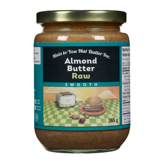 Nuts To You Almond Butter Raw Smooth 365g