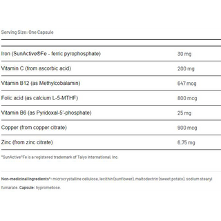 AOR Ortho Iron Vegan 264mg 60 Capsules