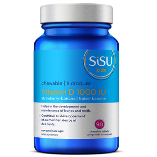 Sisu Kids Vitamin D 1000 IU 90 Chewable Tablets