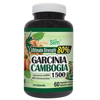 Herbal Slim Garcinia Cambogia Ultimate Strength 80% 60 Veggie Caps