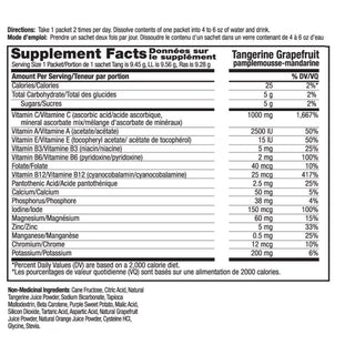 Ener-Life Vitamin C 1000mg Tangerine Grapefruit 30 Packs