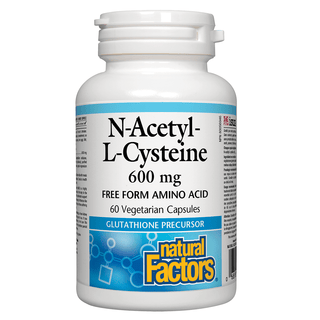 Natural Factors N'Acetyl L-Cysteine 600mg 60 Veggie Caps