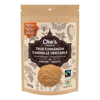 Cha's Organics True Cinnamon Ground 130g