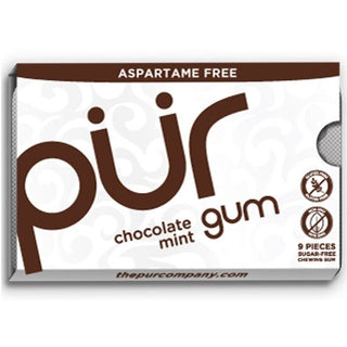 PUR Gum Chocolate Mint 9 Pieces