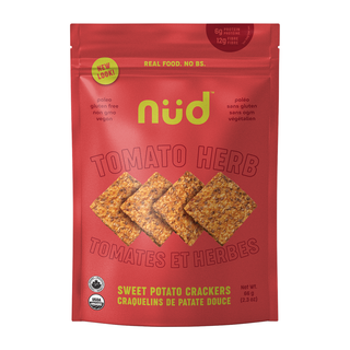 Nud Fud Crackers Tomato Herb 66g