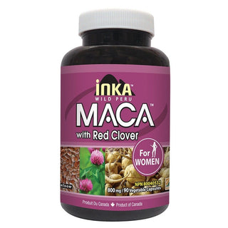 Inka Maca With Red Clover Women 90 Veggie Caps