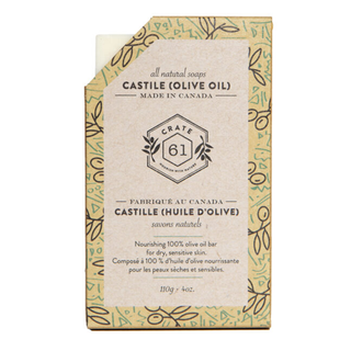 Crate 61 Organics Soap Bar Castile Olive Oil 110g