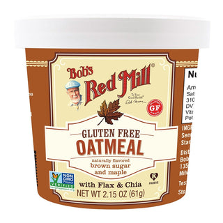 Bob's Red Mill Brown Sugar & Maple Oatmeal Cup Gluten Free 61g