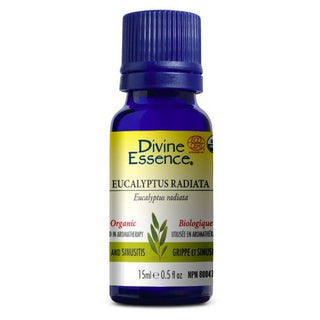 Divine Essence Organic Eucalyptus Radiata Essential Oil 15mL