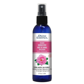 Divine Essence Organic Damask Rose Floral Water 110mL