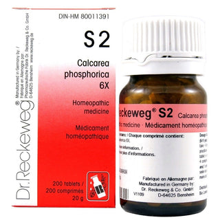 Dr. Reckeweg S2 6X Calcarea phosphorica 200 Tablets