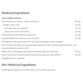 3 Brains Brilliant Mind 90 Softgels