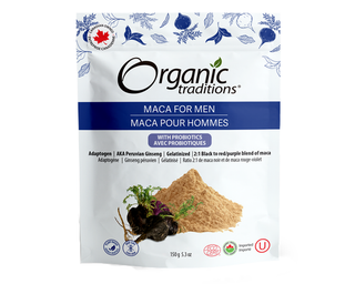 Organic Traditions Maca For Men With Probiotics 150g