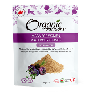 Organic Traditions Maca For Women With Probiotics 150g