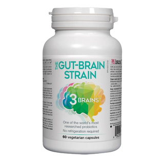 3 Brains Gut Brain Probiotic 60 Veggie Caps