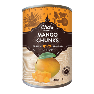 Cha's Organics Mango Chunks 400mL