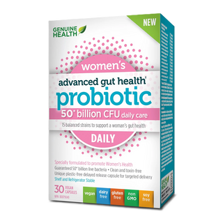 Genuine Health Probiotic Advanced Gut Health Women's Daily 30 Capsules