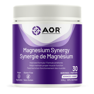 AOR Magnesium Synergy Powder 30 Servings