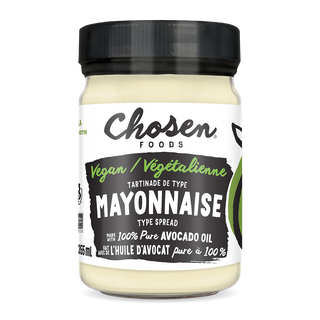 Chosen Foods Vegan Mayonnaise Avocado Oil 355mL