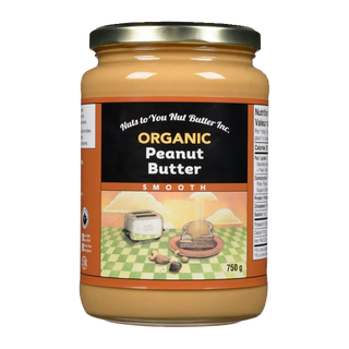 Nuts To You Organic Peanut Butter Smooth 750g