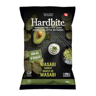 Hardbite Avocado Oil Chips Wasabi Ranch 128g