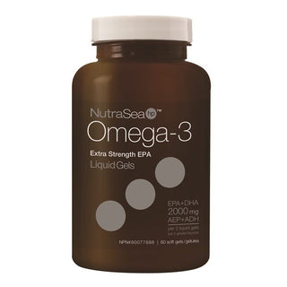 NutraSea HP Omega-3 Extra Strength EPA Fresh Mint 60 Softgels