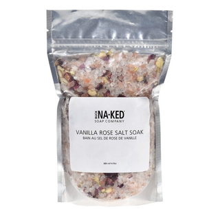 Buck Naked Soap Vanilla Rose Salt Soak 389mL