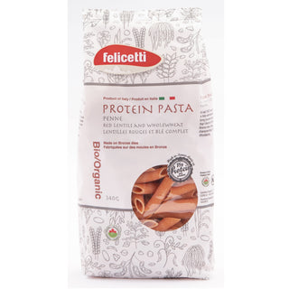 Felicetti Protein Pasta Red Lentils & Wholewheat Penne 340g